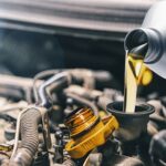 Замена моторного масла в двигателе